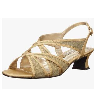 Easy Street Tristen Mesh Inset Dress Sandals